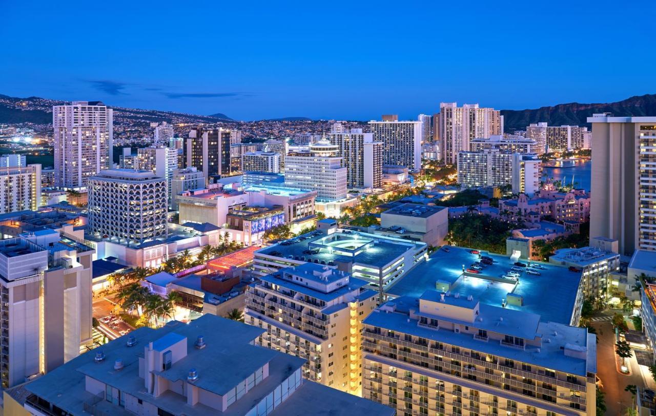 Aqua Palms Waikiki Ocean View Lanai Parking Included Honolulu Exterior foto